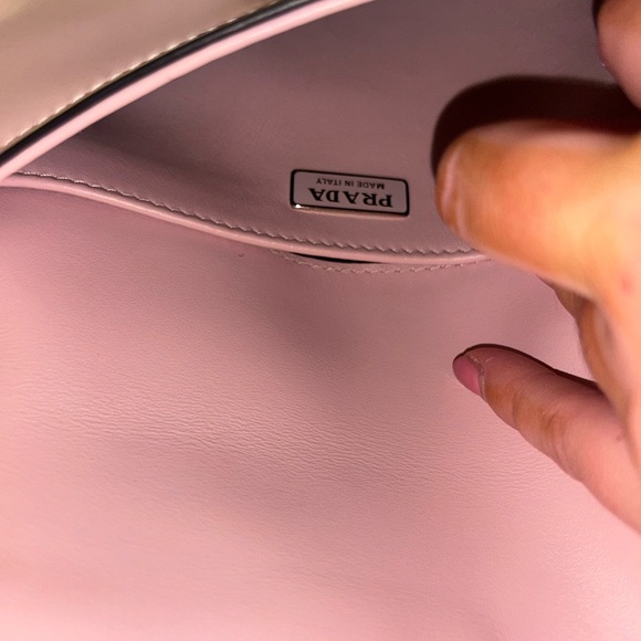 Prada Brushed Alabaster Cleo Bag Pink - Picture 9 of 11